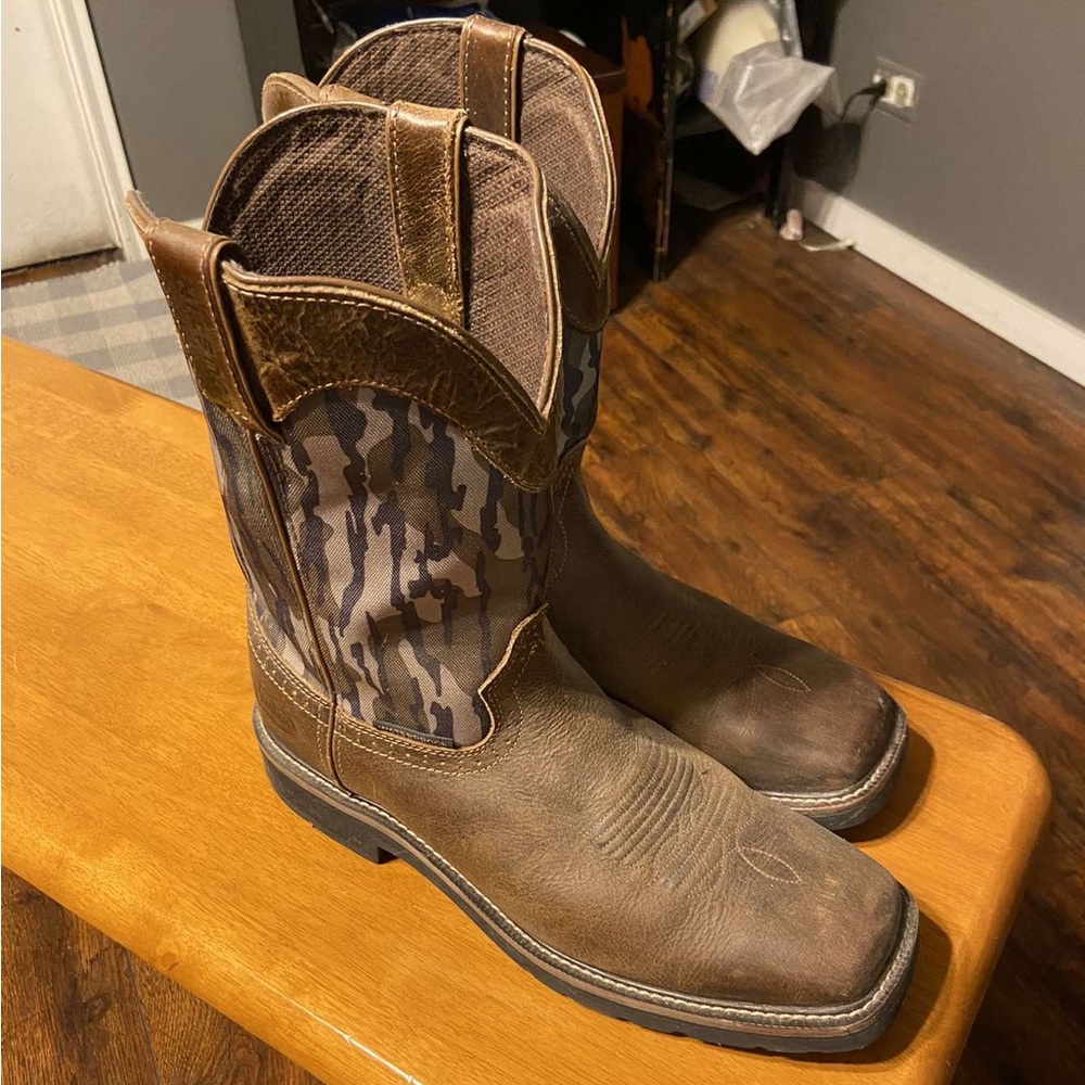 Justin Camo Work Boots